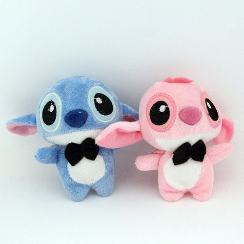 Mini Stitch Y Angel De Peluche