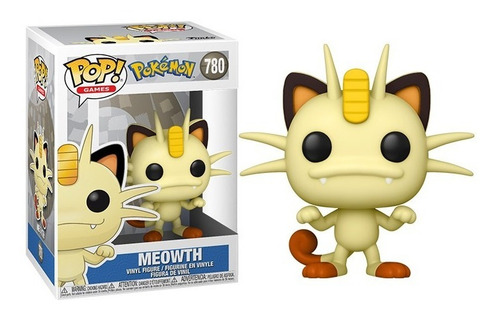 Figura De Acción Pokémon Meowth De Funko Pop! Games