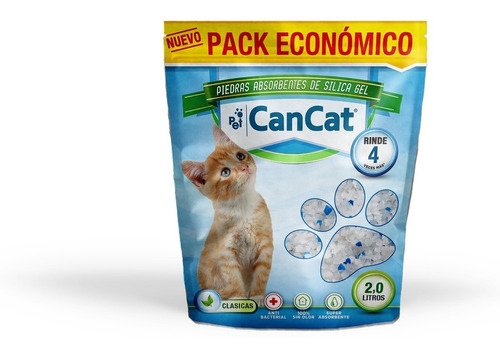 Piedras Sanitarias Silicas Gel Pack Economico 2 Lt Cancat