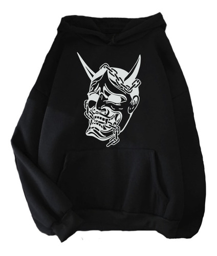  Sudadera Oni Demonio Japones Moda Oversize Fkttsh D15