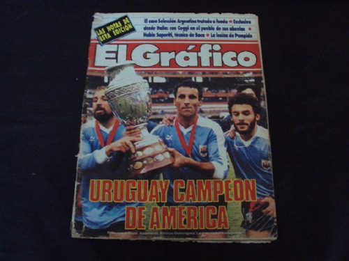 Revista El Grafico # 3536 - Uruguay Campeon De America