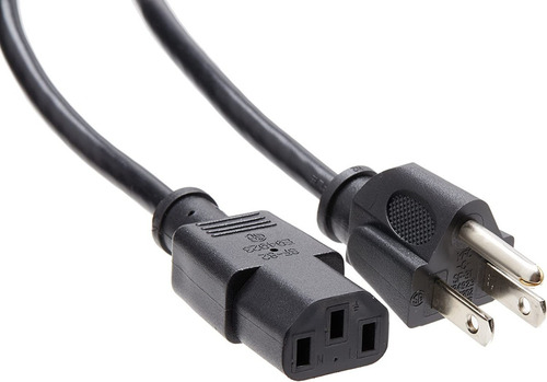 Cable De Poder / Alimentación Para Pc 1.2 Mts. 10a - Nuevo