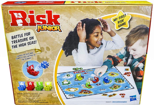 Juego D Mesa Familiar Risk Junior Estrategia Clasico Tactico