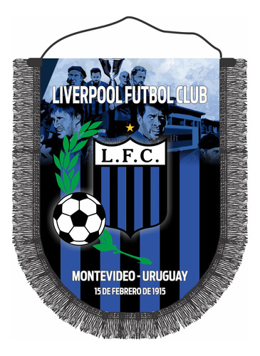 Banderín Liverpool Fc, Fabricamos Todos Los Clubes.  