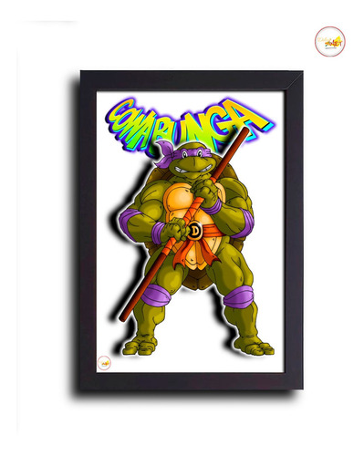Imagen 7 de 8 de Cuadros Decorativos Tortugas Ninja- Dibujart