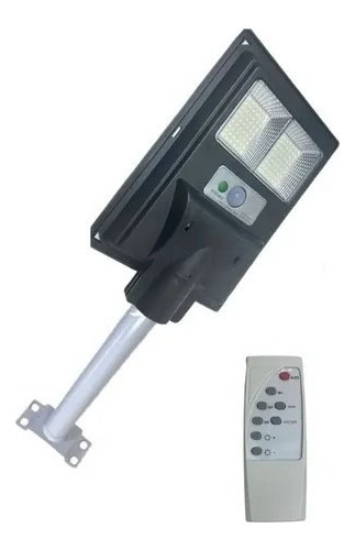 Iluminación Pack X5 Led Solar + Poste Panel Sensor 60w