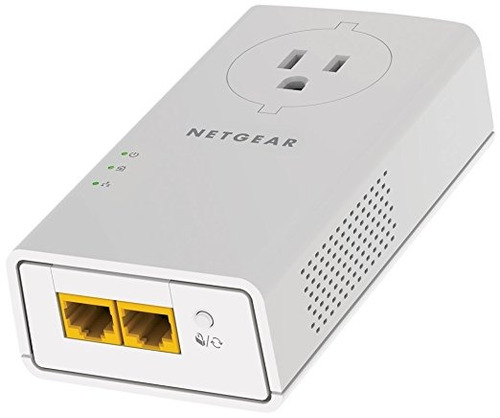 Netgear Powerline 2000 + Toma De Corriente Extra (plp2000)