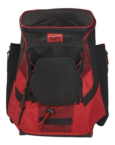 Batera Rawlings Roja Players Backpack Rojo Maleta