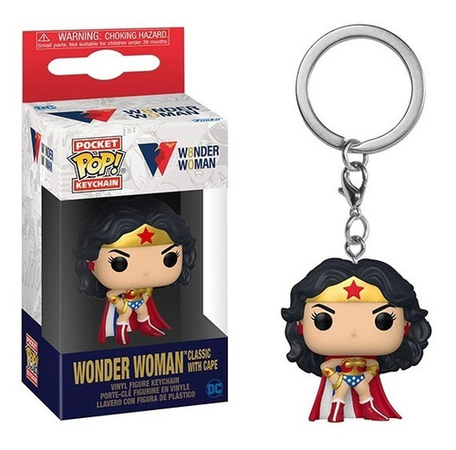 Imagen 2 de 3 de Funko Pop Llavero Mujer Maravilla Wonder Woman