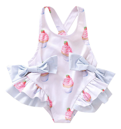 Traje De Baño Para Niñas, Traje De Baño De Una Sola Pieza Co