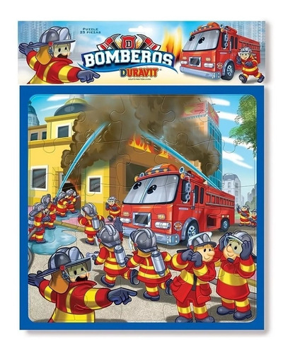 Rompecabezas Duravit Bomberos Puzzle 25 Piezas Art. 049