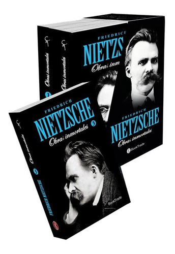 Libro. Obras Inmortales. Friedrich Nietzsche 3 Tomos