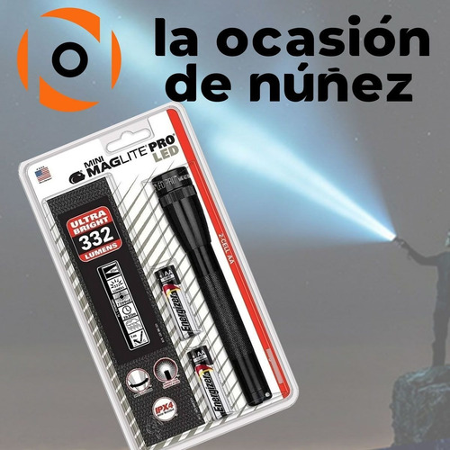 Imagen 4 de 7 de Linterna Maglite Led Pro 2aa Tactica Potente 272 Lumenes