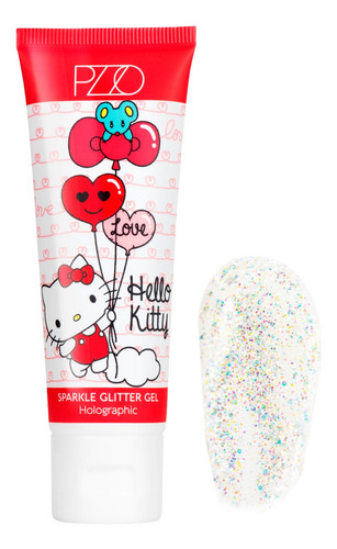 Parkle Glitter Gel Holographic Hello Kitty | Petrizzio