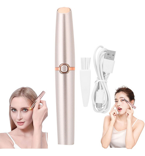 Depiladora Facial De Cejas Eléctrica Recargable Usb Portátil