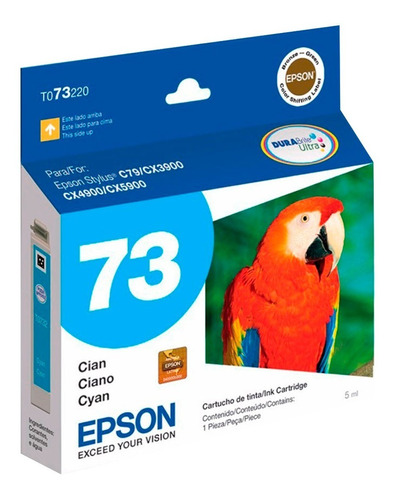 Cartucho Original Epson T073 Cian T073220 Cx3900 Cx5900