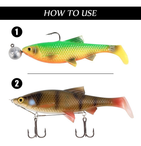 Señuelo Cebo Pesca Vinilo Alta Elasticidad 3d 7,8cm 5gr