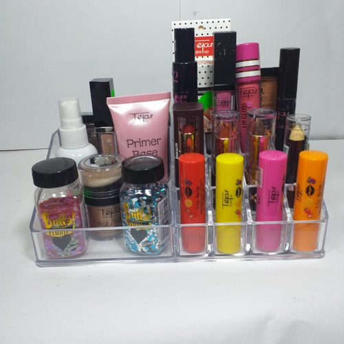 Imagen 4 de 10 de Organizador Maquillaje Acrílico Porta Maquillaje Accesorios