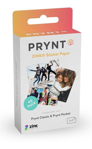 Impresora Portatil Foto Prynt, 2x3 Inch Zink Sticker Paper 