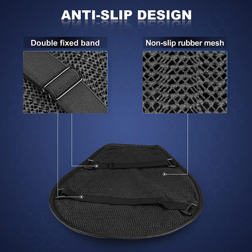 Cojín Universal De Gel Para Asiento De Motocicleta Con Absor