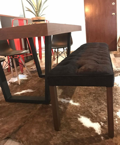 Imagen 5 de 10 de Banca Columba De Madera Para Comedor 1.50m
