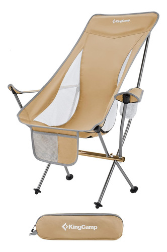 Ultralight High Back Folding Camping Chairs Adults With Armr