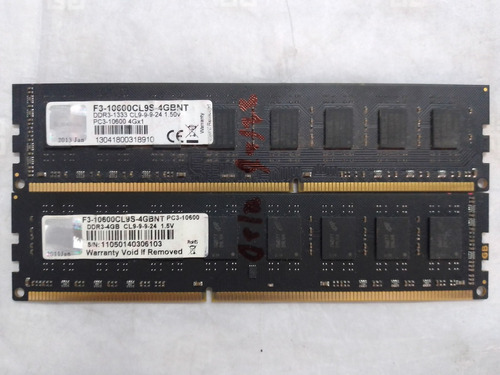 Memoria Ram Ddr3 4gb Bus 1333 G.skill ---- Core I7-i5-i3-fm2