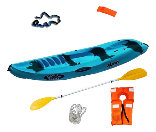 Kayak Para 1 Persona Samoa Atom Combo 3 Rio Laguna Mar P°