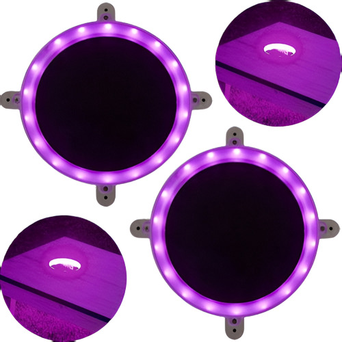 Pack De 2 Atento Rosa Led Maíz Agujero Luz Conjunto De Luces