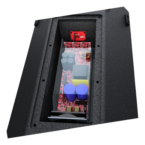 Bafle 12 Amplificado 2200w Audiocenter Gt512a