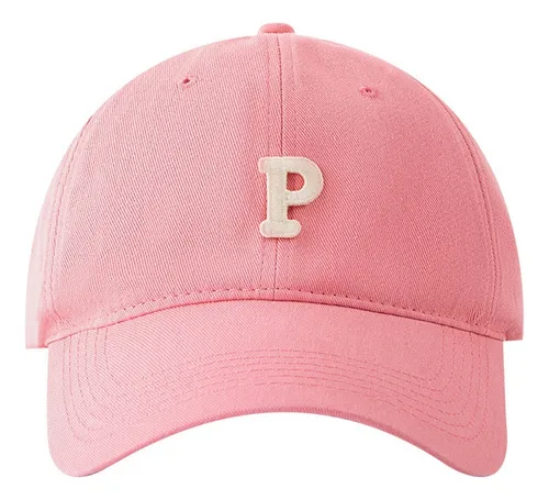 Gorra De Béisbol Unisex De Moda Con Letra P Japonesa