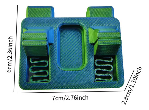 Sostenía De Accesorios De Soldadura De Azul Y Verde