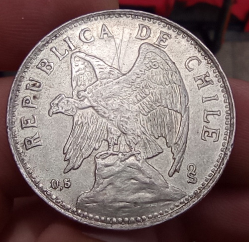 Chile Plata 2 Pesos 1927 Excelente 