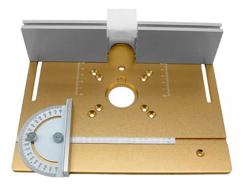 Fresadora eléctrica de madera, placa abatible, mesa de guía