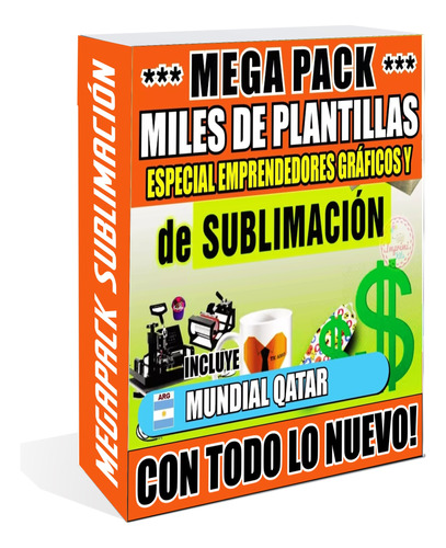 Mega Pack 2023 Sublimar Completo Remeras Tazas Diseños