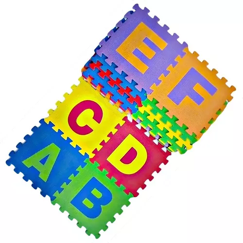 Juego Puzzle Tapete Niños Abecedario Letras 10 Piezas Fomi