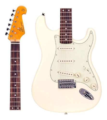 Guitarra Stratocaster  Sx Vintage Sst62 Vintage White