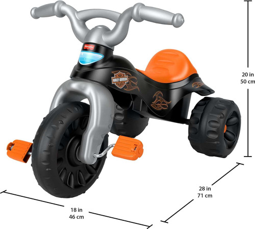 Triciclo Resistente De Fisher-price, Negro