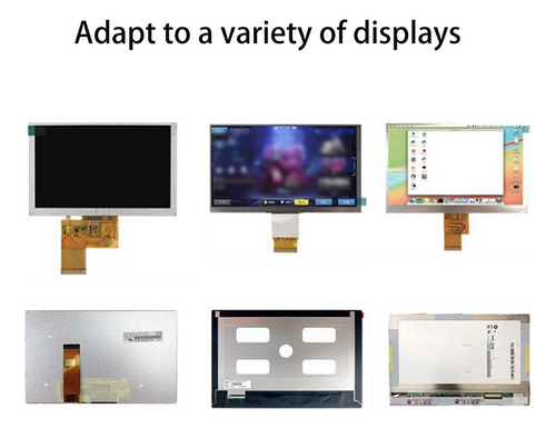 Display Lcd Ttl Lvds Placa Controladora Compatível Com Hdmi