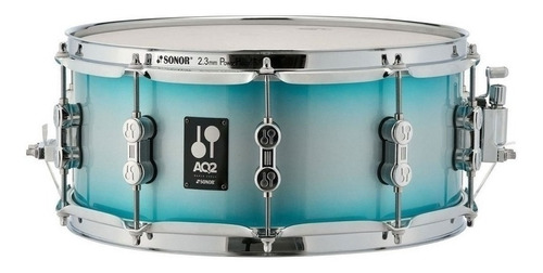 Redoblante 14 X 6 Aqua Silver Burst Sonor Aq 21406sdw Asb 