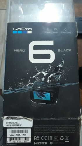 Gopro Hero 6 Black + Bateria Extra + Controle