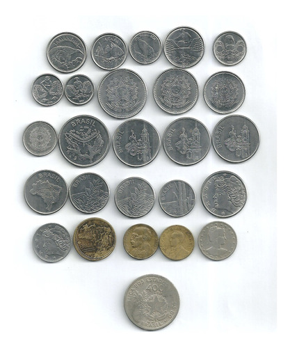 20 Centavos 1946 1950 1977 1986 +20 E 50 Cruzeiros 1984 +19m