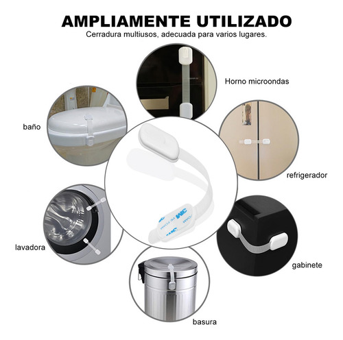 10 Pcs Cerraduras De Seguridad Para Niños, Seguros Para