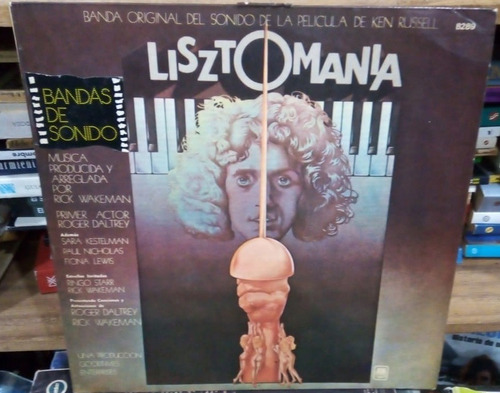 Lisztomania Rick Wakeman Lp Vinilo Argentino Excelente