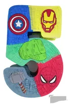 Comprar Piñata Cozzas Divertidas Números Con Super Heroes