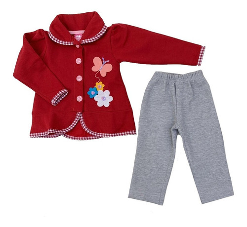 Roupa Infantil Atacado Kit 2 Conjunto Moletom Inverno