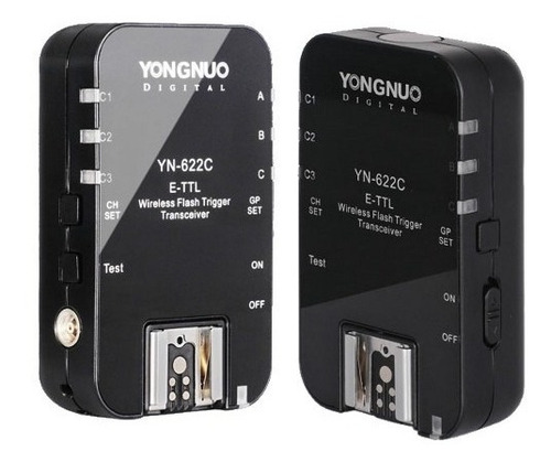 Kit 2 Disparador Ttl Yongnuo Para Canon Yn-622