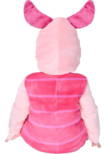 Disfraz Para Bebe De Piglet Cerdito Winnie Pooh Rosa Chicle 6-12 Meses