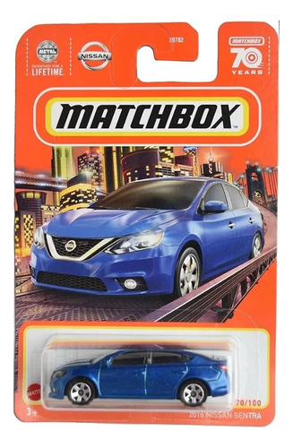 Nissan Sentra 2016 Blue Matchbox (70)