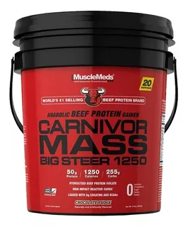 Proteina Musclemeds Carnivor Mass Big Steer 15 Lbs Sabores